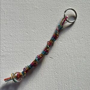 colorful coiled keychain